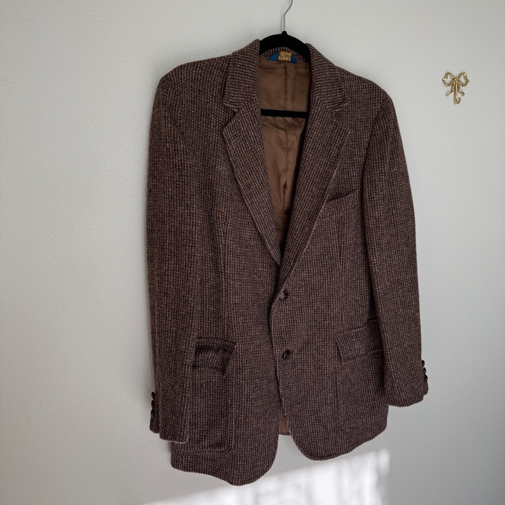Pendleton Brown Wool Tweed Blazer - image 2